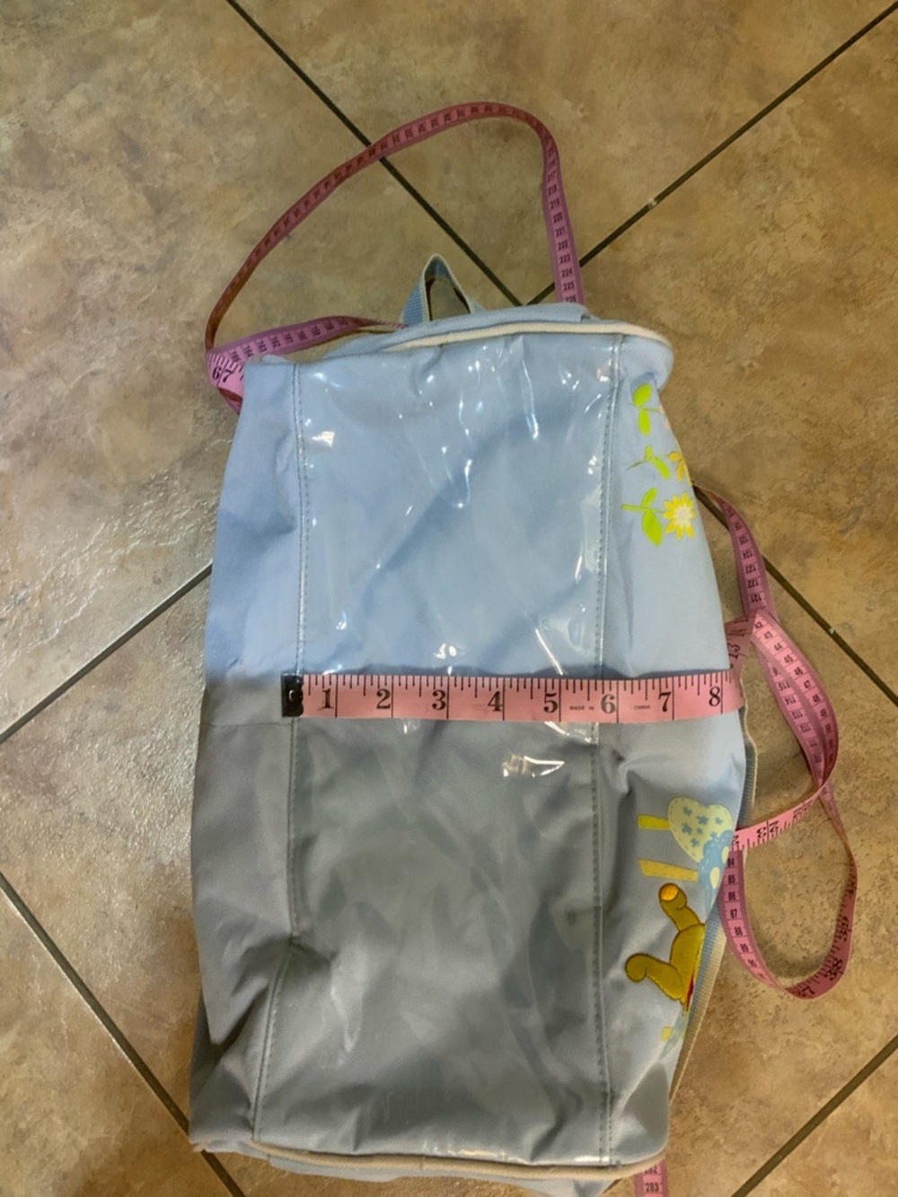 Vintage rare Winnie the Pooh diaper/ duffel bag - Picture 10 of 13